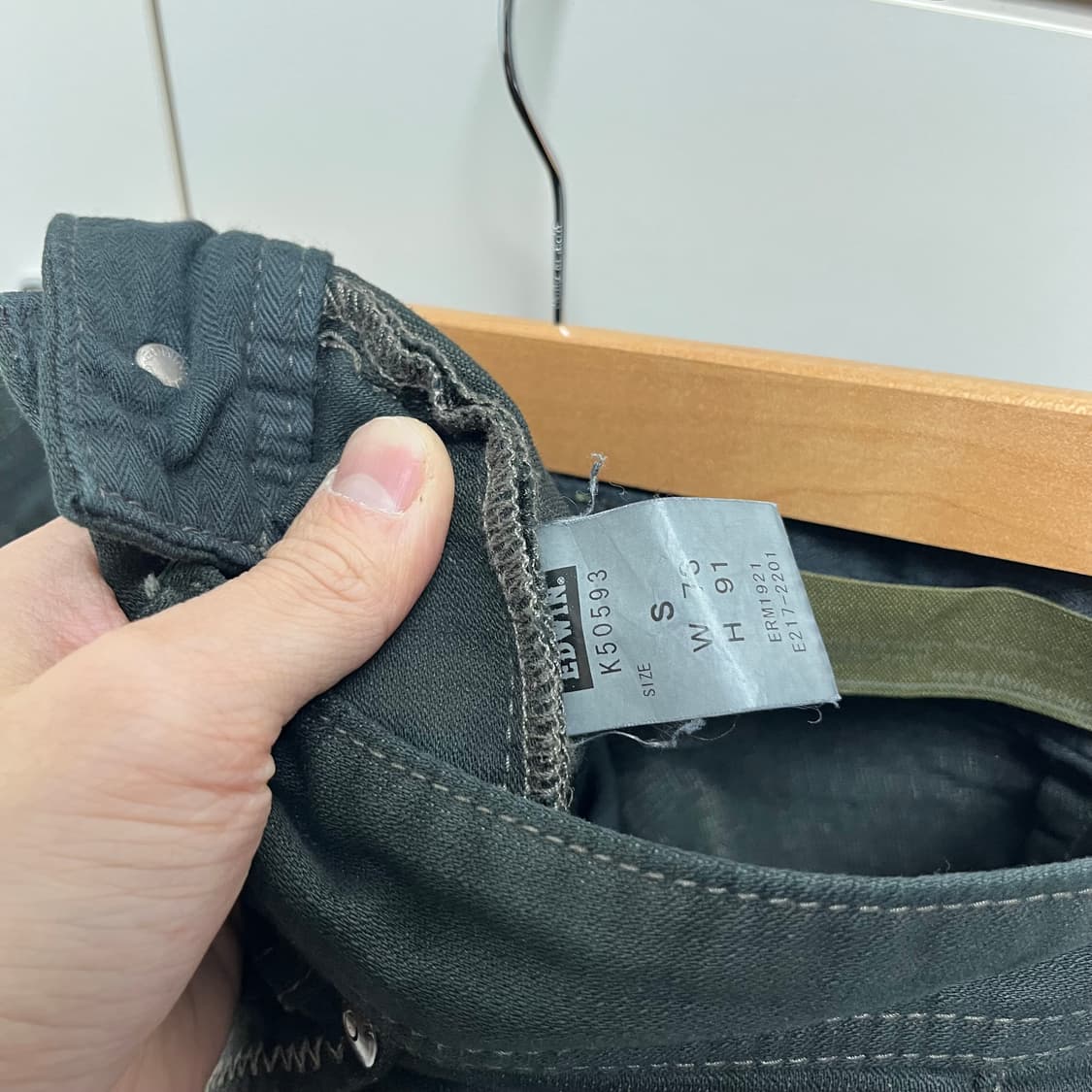 에드윈 입체카고 플레어팬츠 상품이미지7