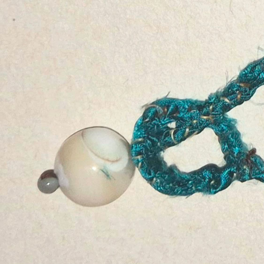 명주 자개구슬 목걸이 상품이미지1