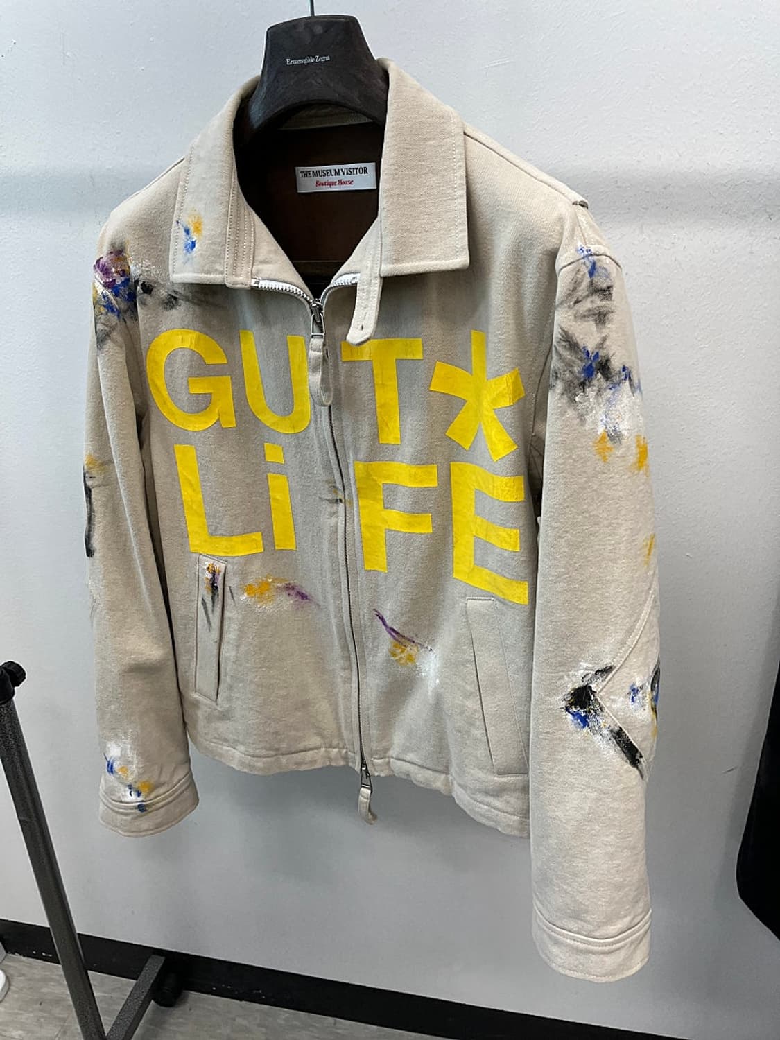 100-105) 뮤지엄비지터 페인티드 자켓  상품이미지1