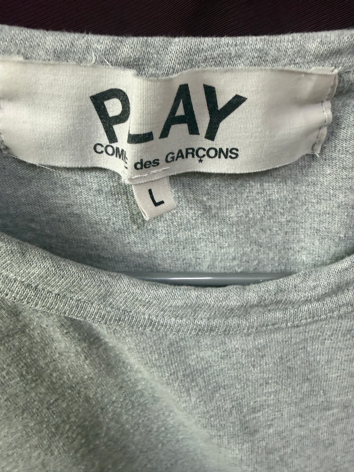 꼼데가르송 그레이 롱슬리브 상품이미지3