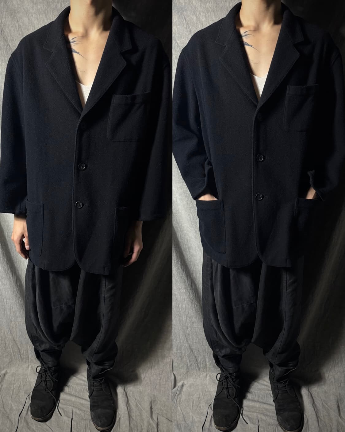 Y’s for men Wool Relaxed Jacket   상품이미지1