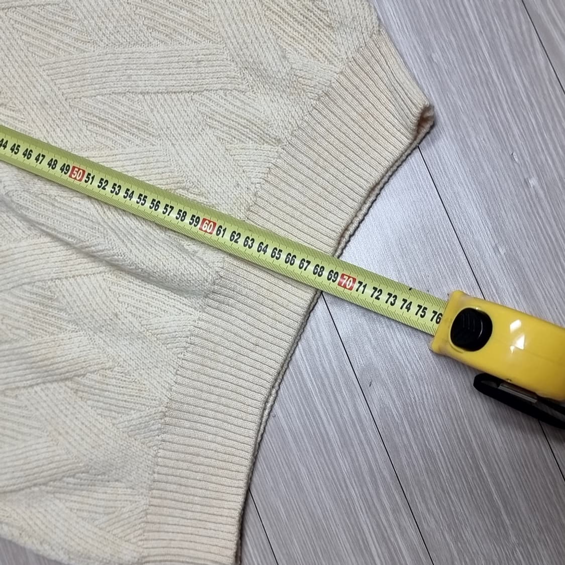 이태리제 지방시 아이보리 패턴 울 니트 스웨터(100-105) 상품이미지9