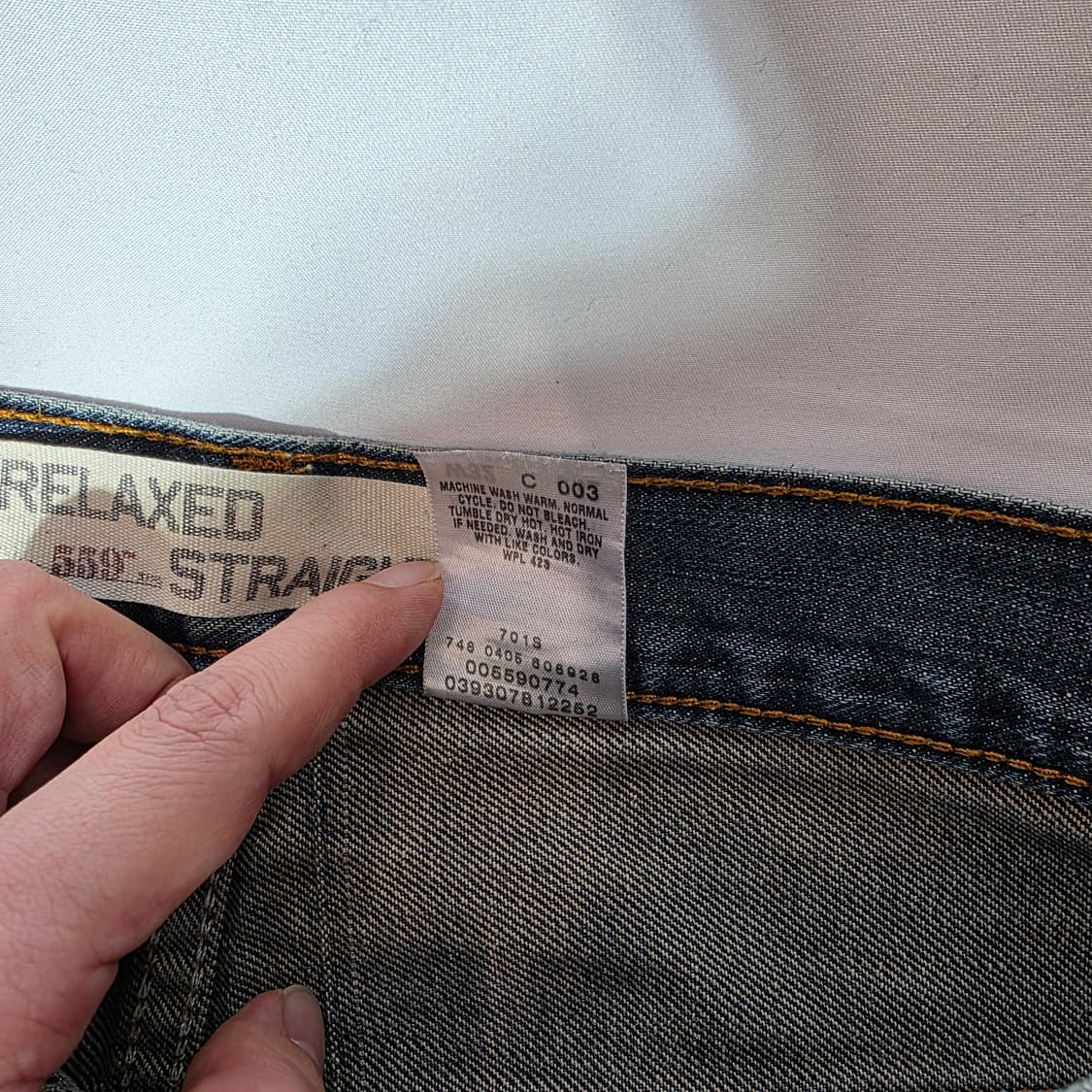 [W32L32]00's 리바이스 559 릴랙시드 스트레이트핏 데님 팬츠 상품이미지5