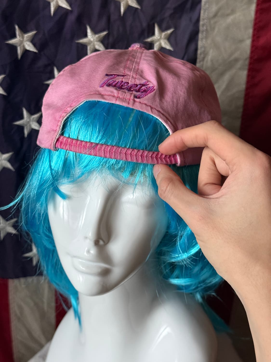 90s Looney Tunes Tweety Bird 투톤 볼캡 상품이미지2