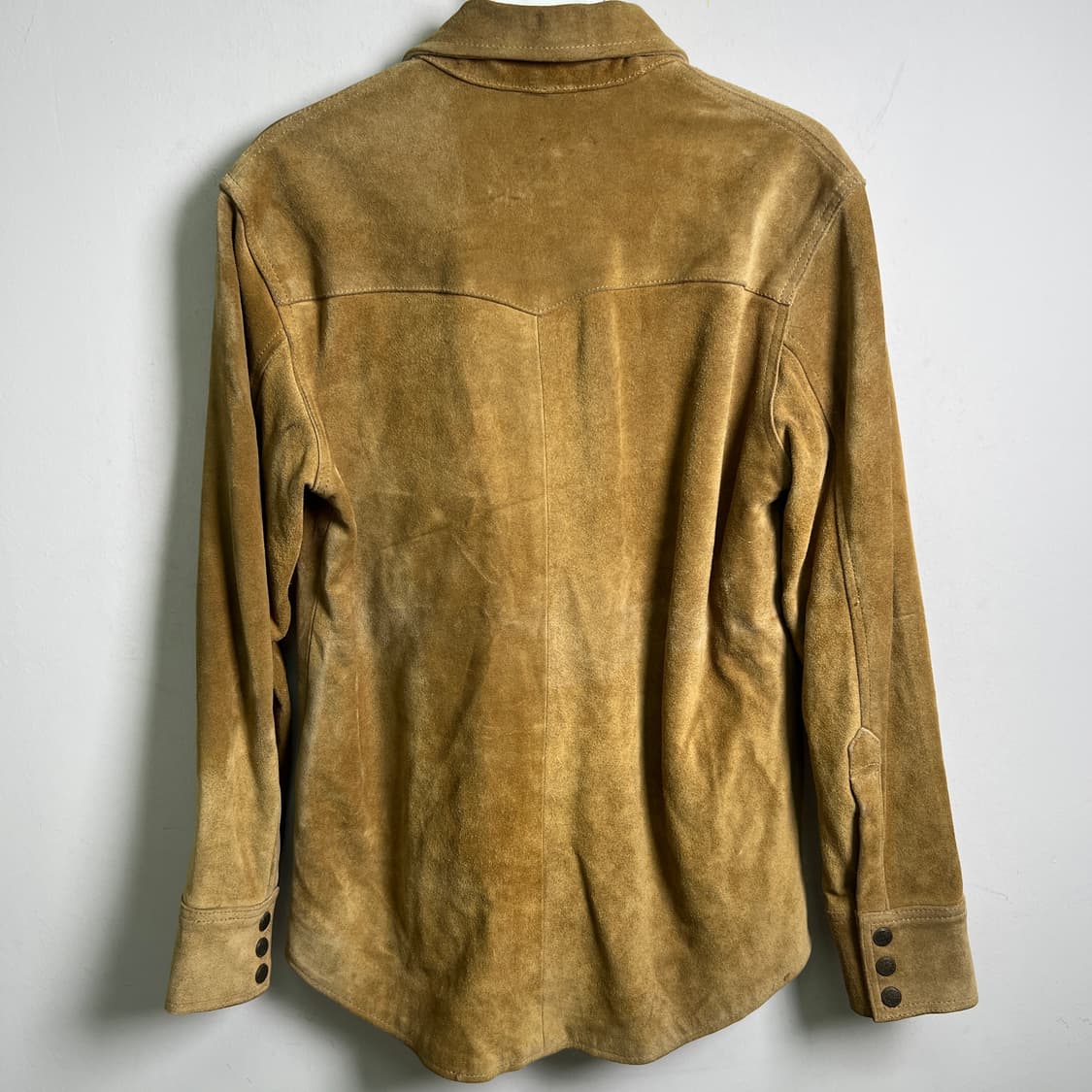 Dog House 소가죽 스웨이드 웨스턴 셔츠 자켓 M 상품이미지6