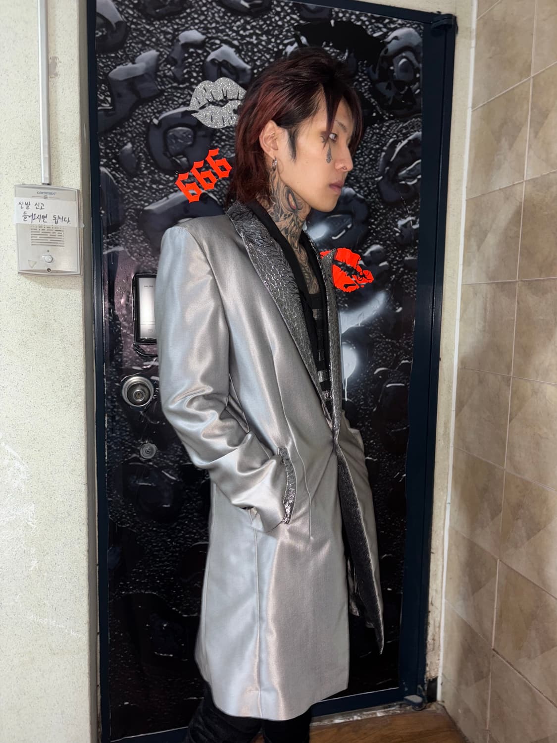 Midas Gloss Silk Tux Blazer 상품이미지3