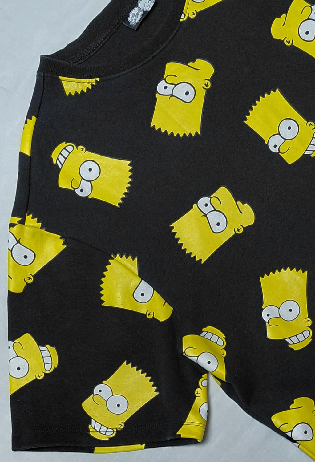 [정품/L] 심슨 가족 바트 심슨 올오버 패턴 반팔 티셔츠 상품이미지2