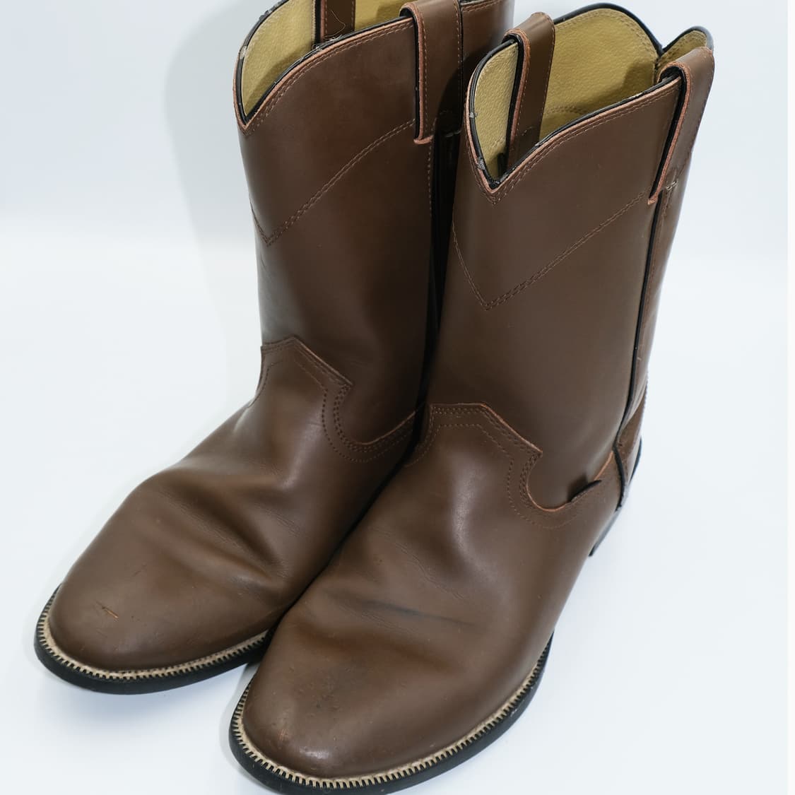 빈티지 저스틴 웨스턴 레더 부츠 9.5D(275)사이즈 BT27509 상품이미지5