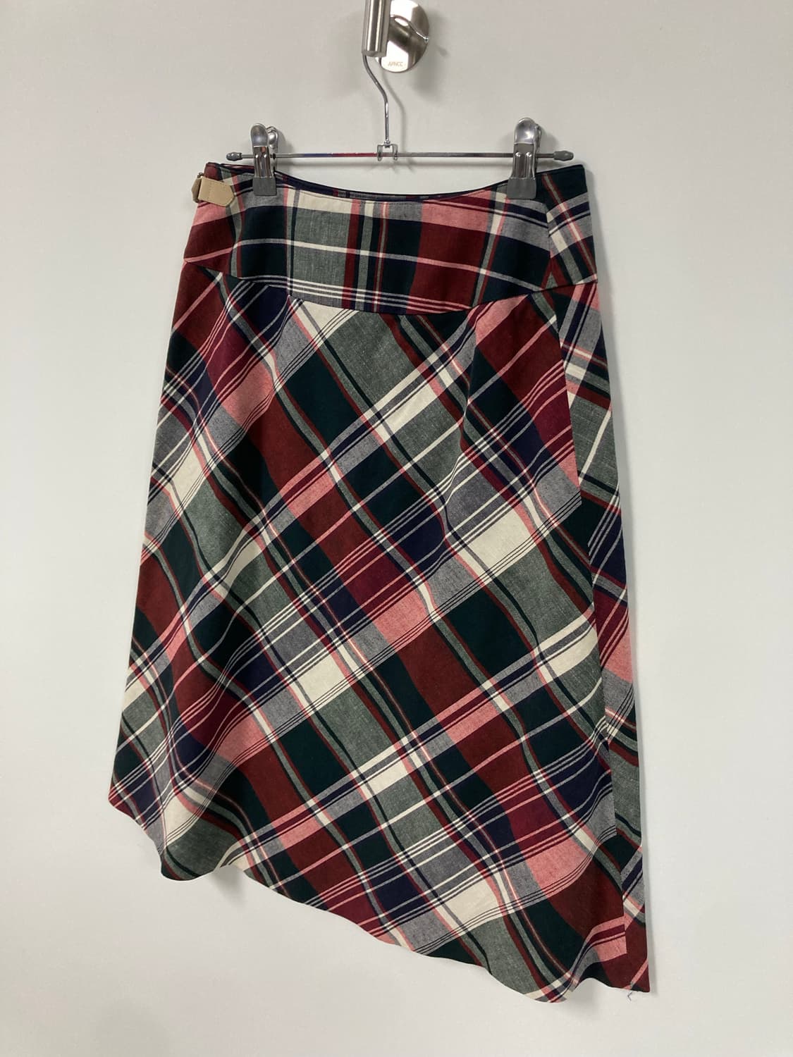 빈티지 버클 체크 스커트 상품이미지5