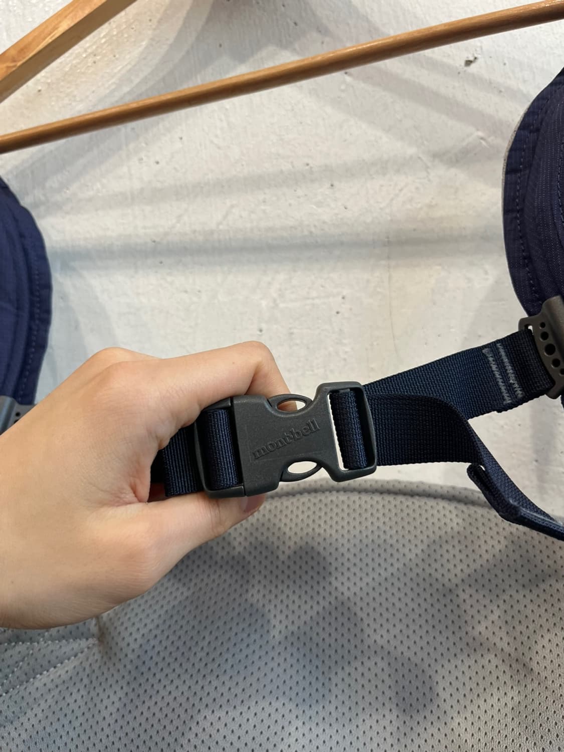 몽벨 재팬 몽벨 포켓터블 베이비 캐리어 아기띠 네이비 상품이미지6
