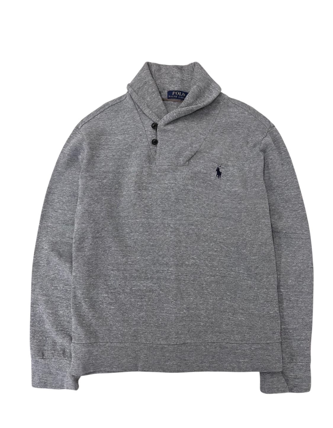 폴로 숄카라 니트 그레이 (L) 상품이미지1