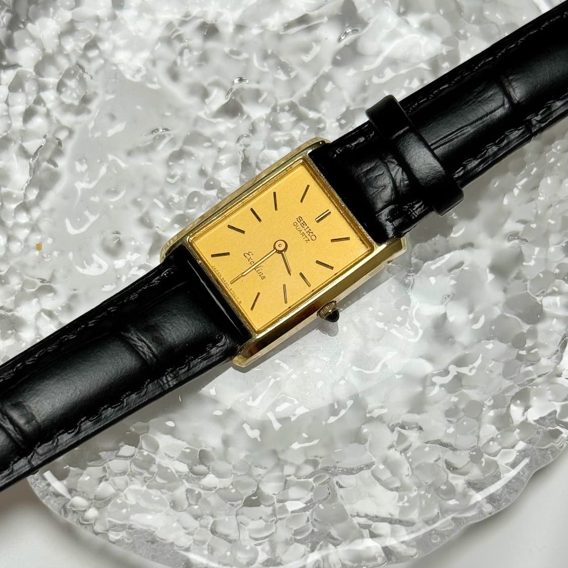 80's90's 세이코 빈티지 탱크 엑셀린 드레스 워치 상품이미지4