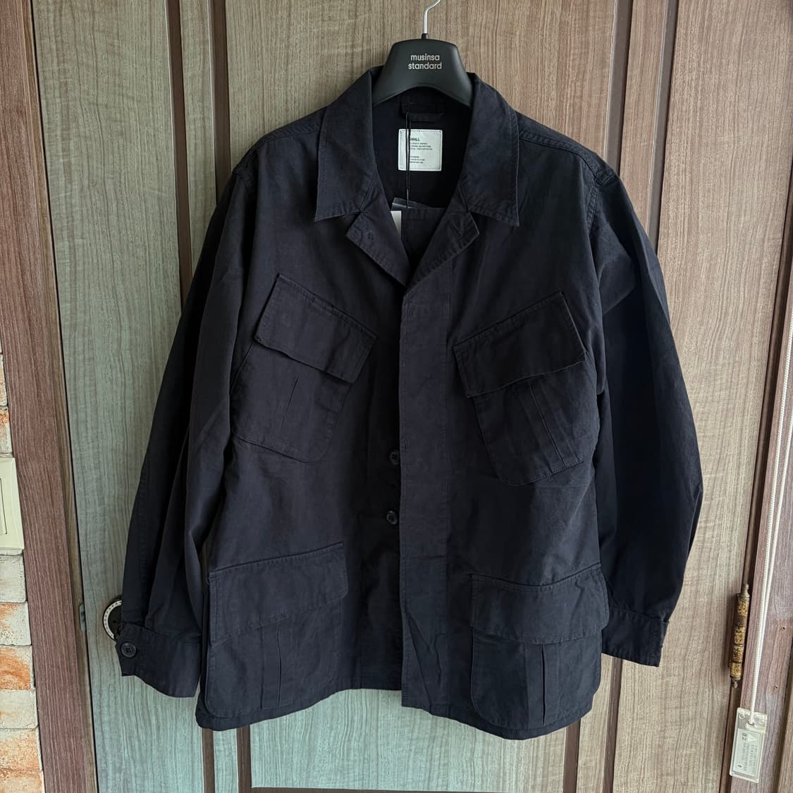 새상품(S)아웃스탠딩 포플린 정글 퍼티그 자켓 다크네이비 상품이미지1