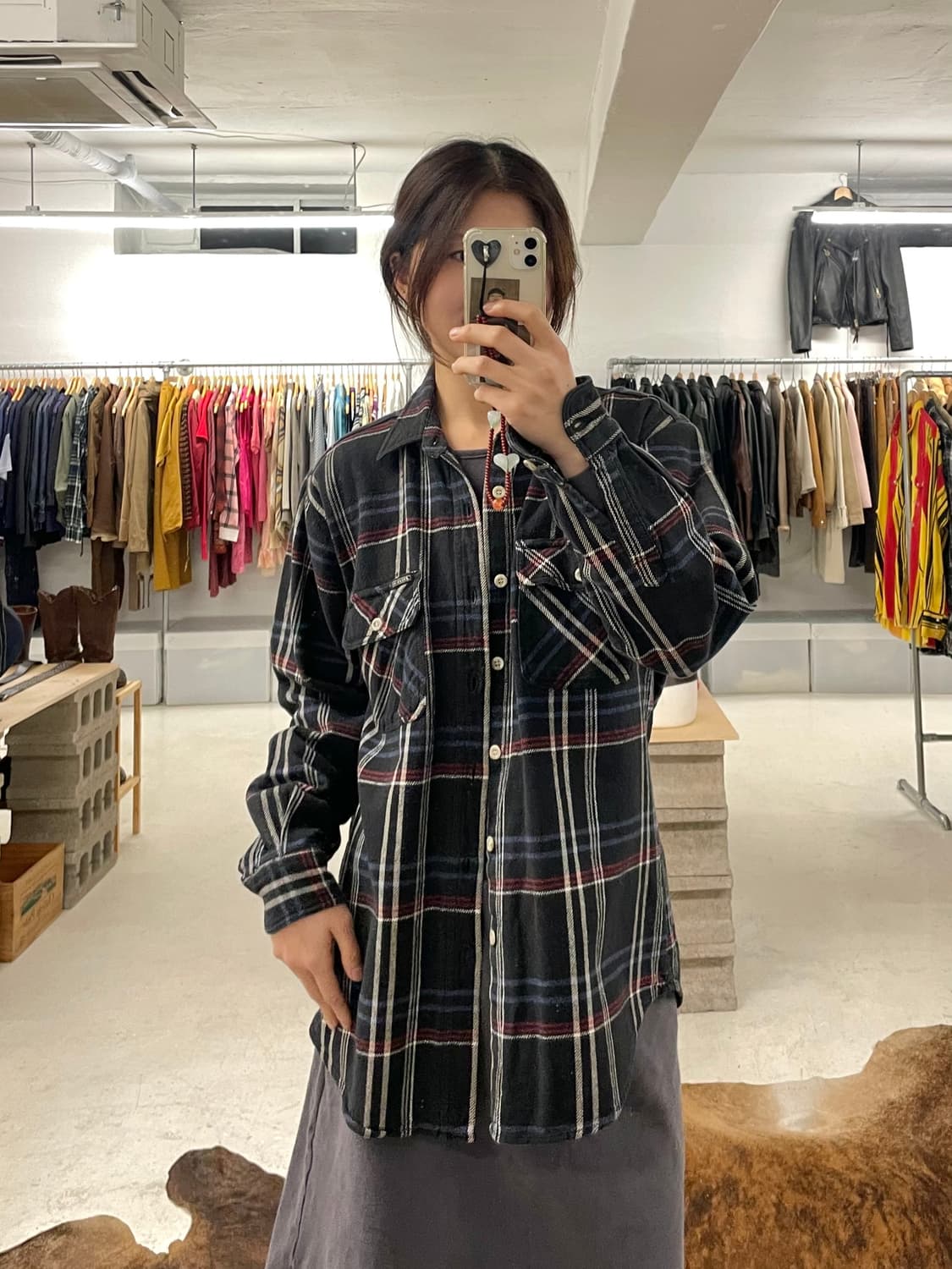 DICKIES check flannel shirts 디키즈 플란넬 셔츠 상품이미지7