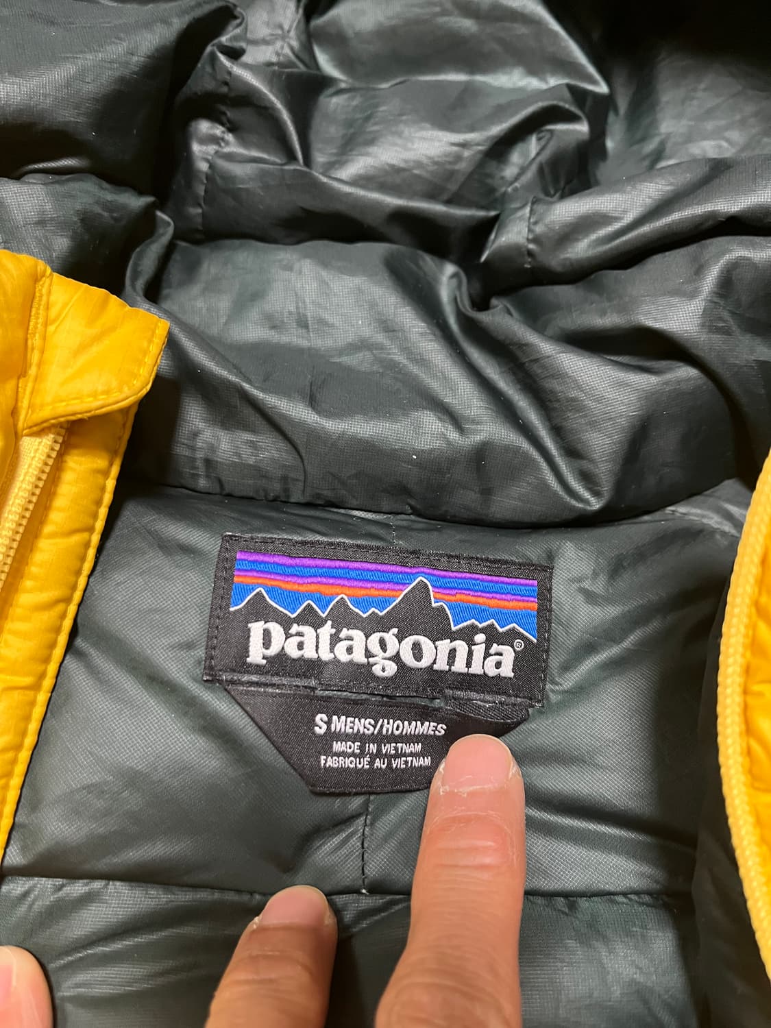 파타고니아 다운 스웨터 후디 후드 경량 패딩 s 100 등산 클라이밍 고 상품이미지5