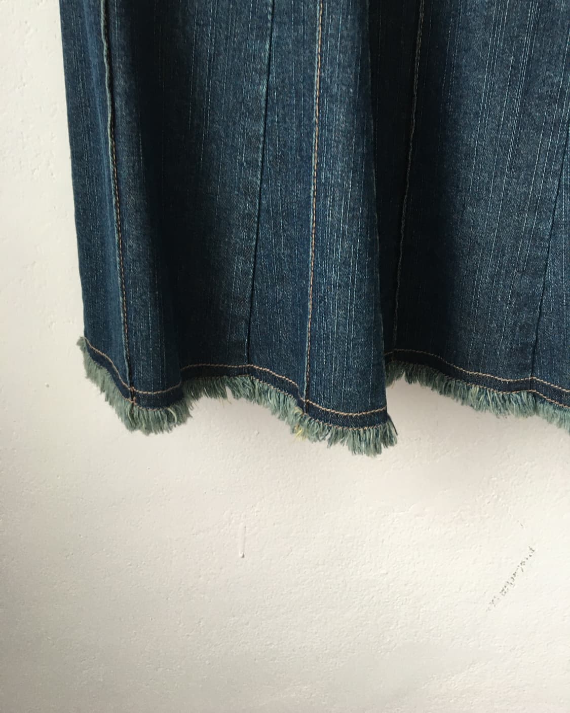 Line detail denim skirt 상품이미지3