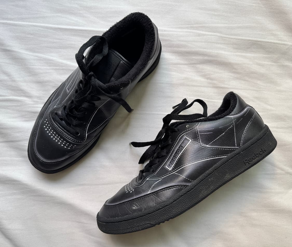 리복 x 메종 마르지엘라 클럽씨 TL 블랙 Reebok x Maison  상품이미지1