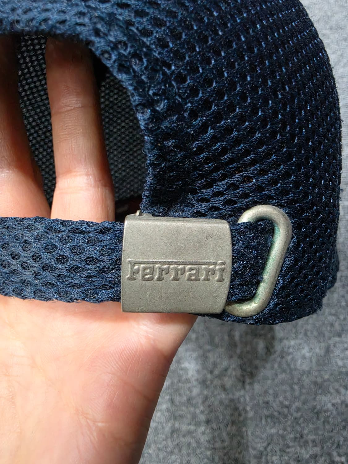 Ferrari 페라리 스쿠데리아 레이싱 메쉬 볼캡 모자 네이비 상품이미지7