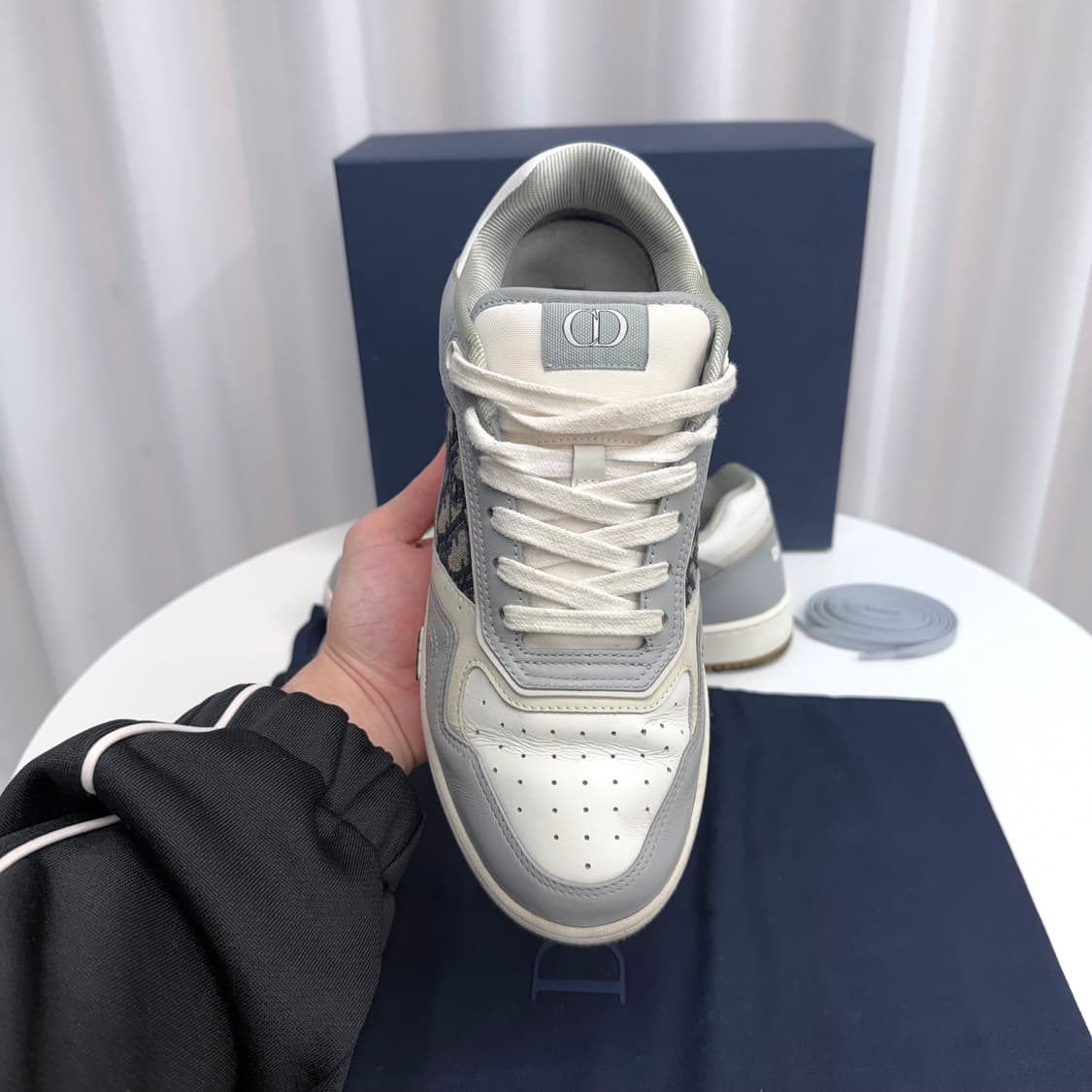 [41] 디올 b27 로우 스니커즈 그레이 상품이미지7