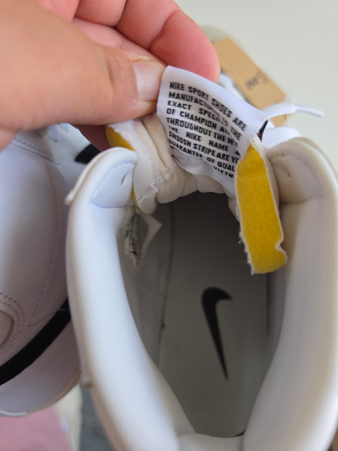 나이키 블레이저 미드77 빈티지 흰검 하이탑 상품이미지5