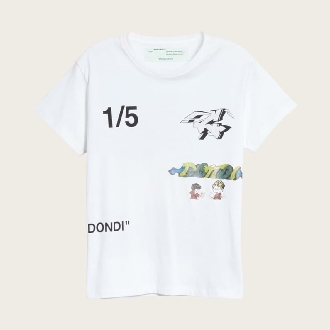 S/ 오프화이트 DONDI 콜라보 라운드 반팔 상품이미지1