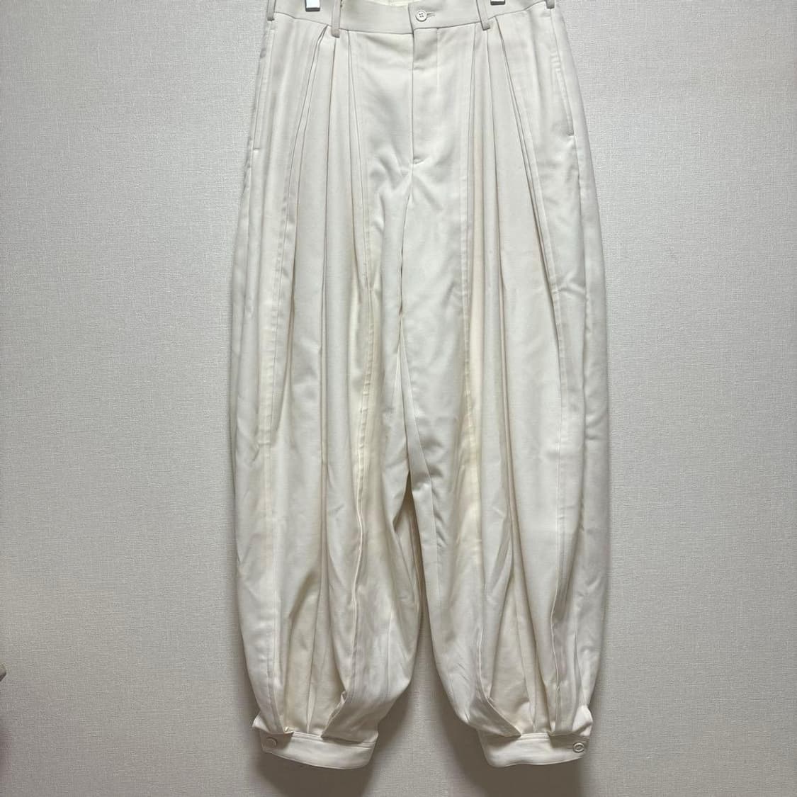 24aw 꼼데가르송 옴므플러스 울 다중 턱 벌룬팬츠s 상품이미지1