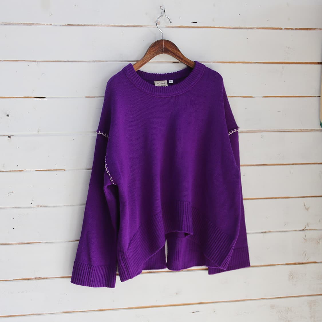 TITICACA 에스닉 오버핏 니트 (여성용 free) 상품이미지2