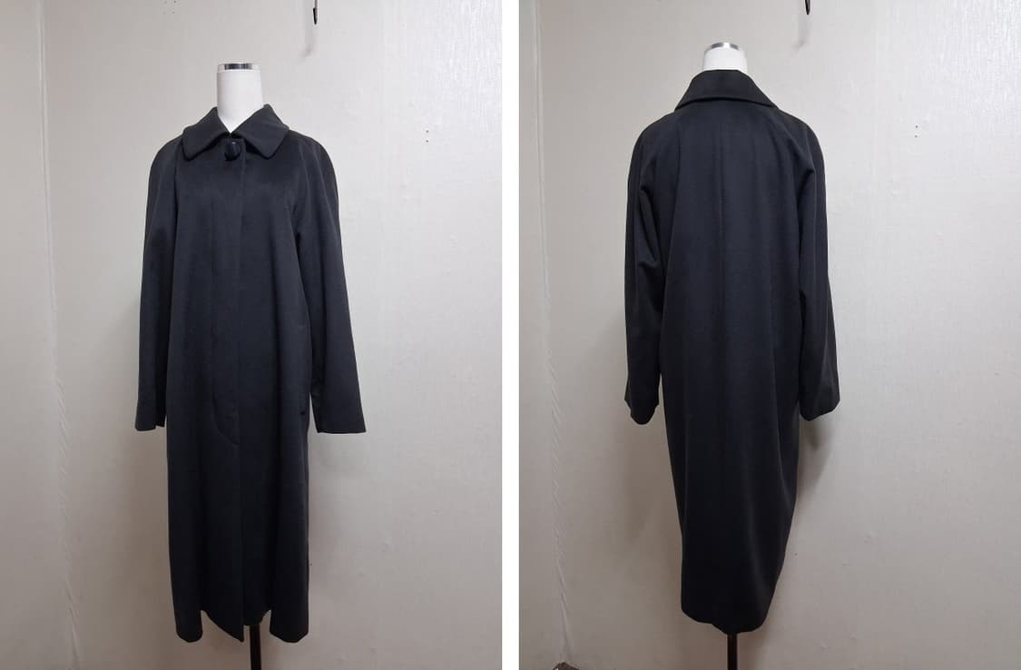 ALTO CAPOTTO  그레이 캐시미어롱코트 레트로핏 여성 66까지 루 상품이미지2