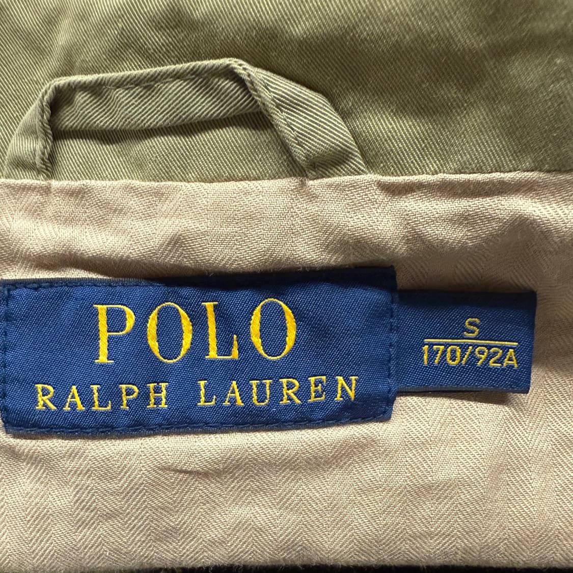 폴로 랄프로렌 카키 베이지 자켓 상품이미지5