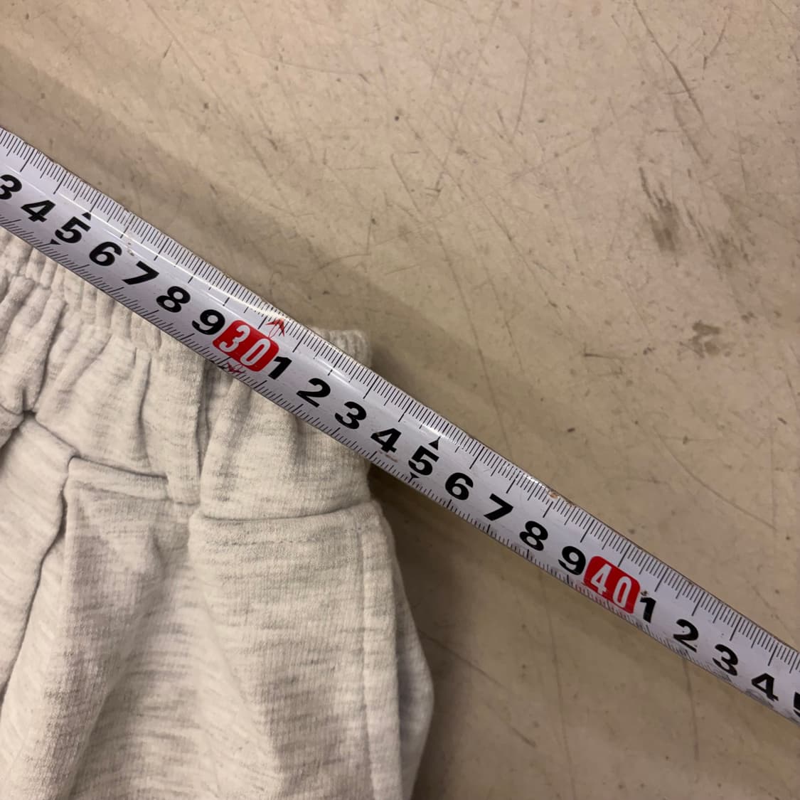 빈티지 멜란지그레이 카고 스트링 트레이닝 팬츠 상품이미지5