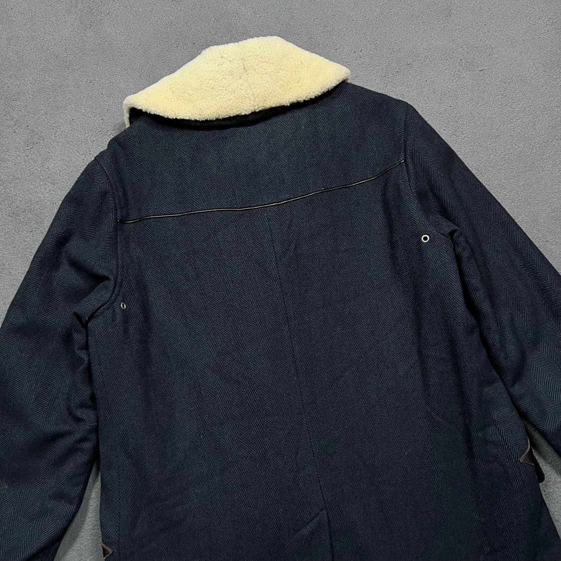 A.P.C. 아페쎄 헤링본 울 하프코트 자켓 상품이미지5