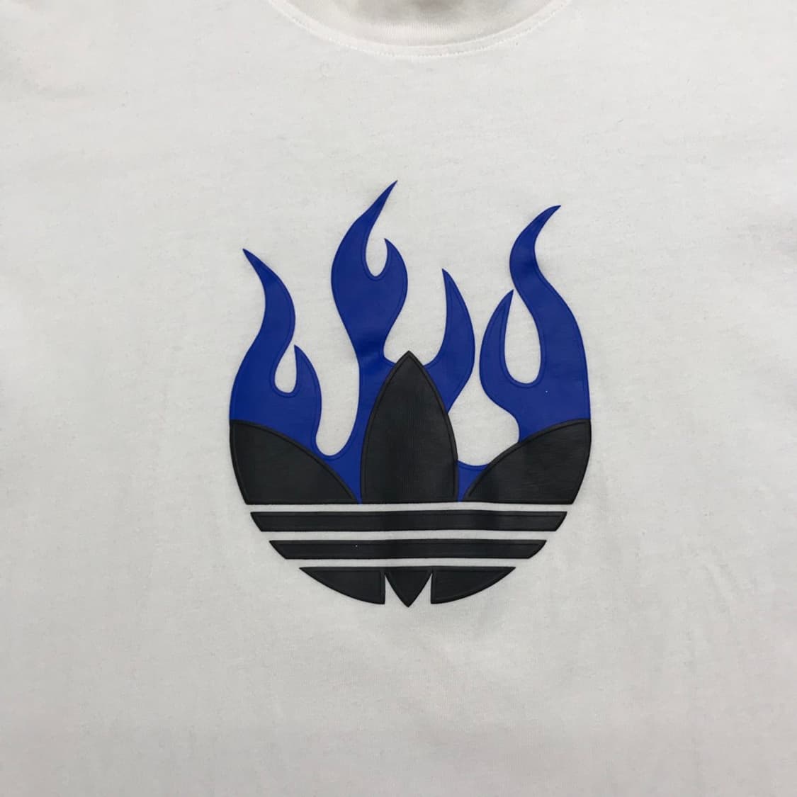 [[M] 아디다스(ADIDAS) 플레임 로고 반팔티셔츠@587 상품이미지3