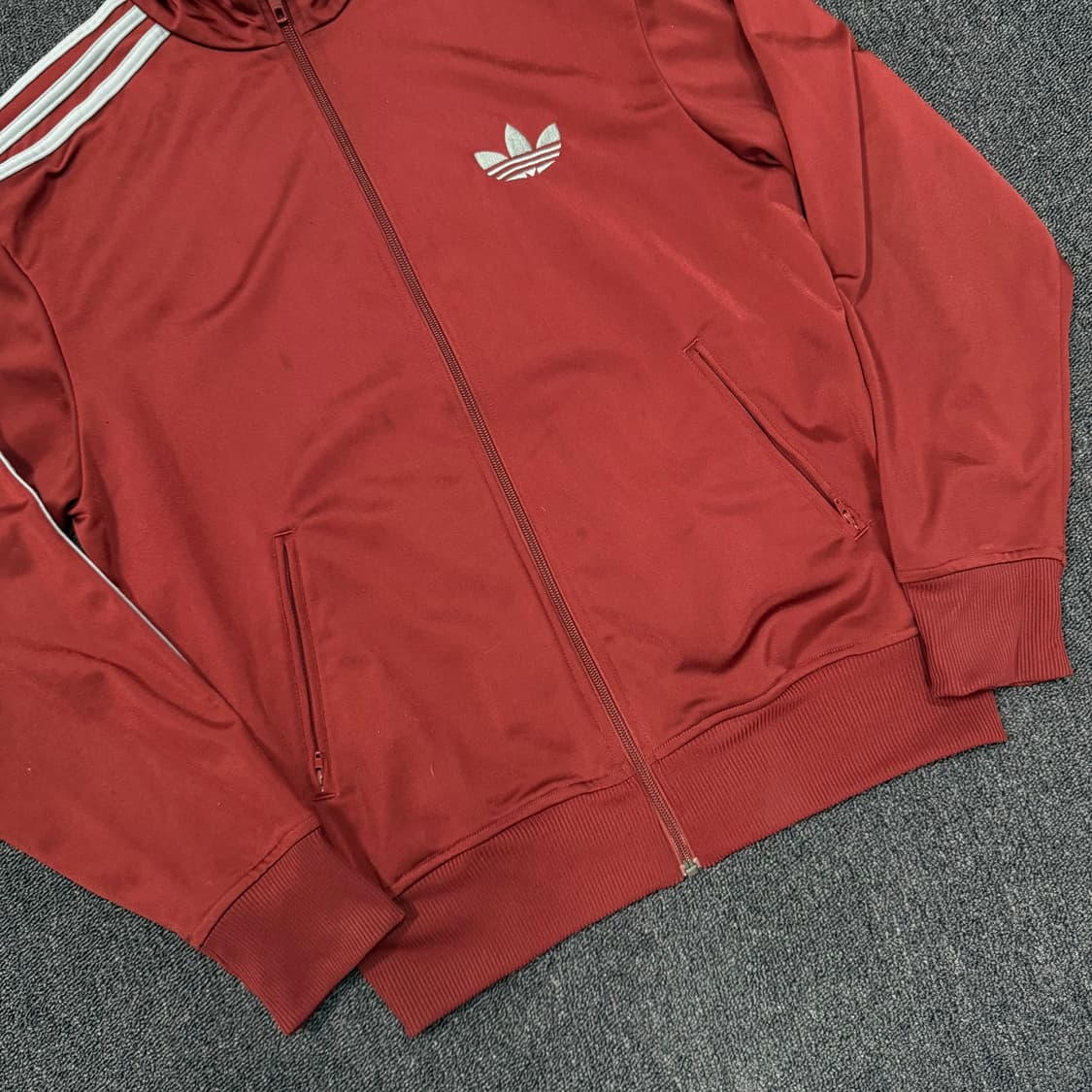 아디다스 파이어버드 버건디 그레이실버 져지 상품이미지4