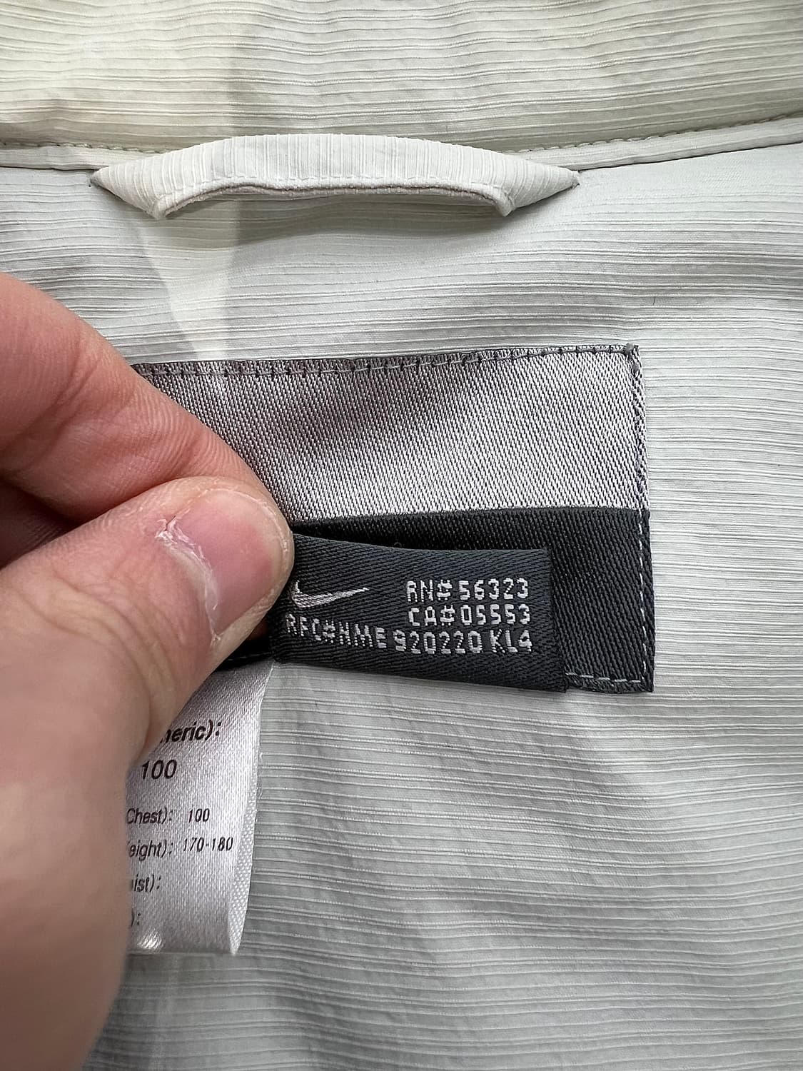 나이키 블랑 드 블랑 폴리 쉘 넥 벨크로 후디 브리티시 자켓 상품이미지8