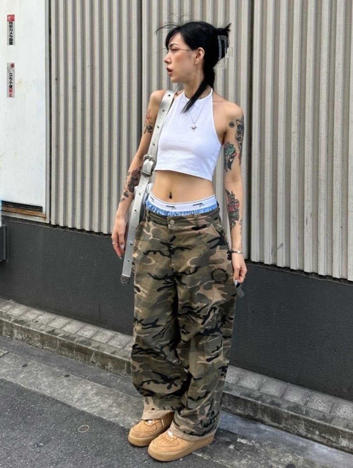 더미스테리어스호텔 카모 워크팬츠 1사이즈 상품이미지1