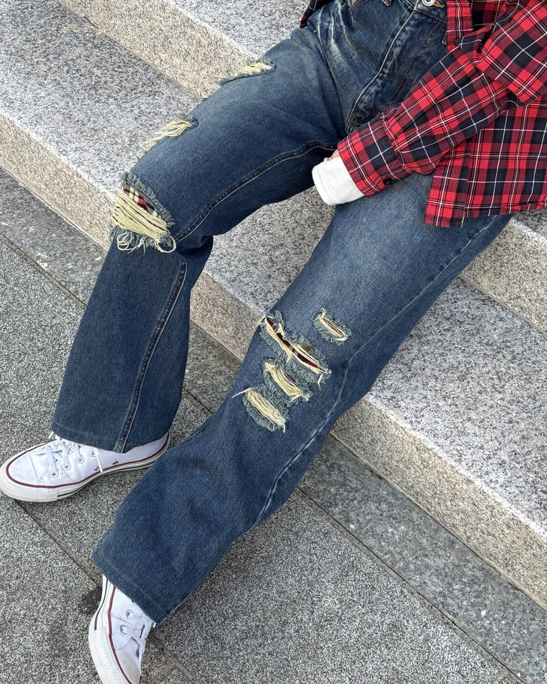 일본빈티지 디스트로이드 진 상품이미지2