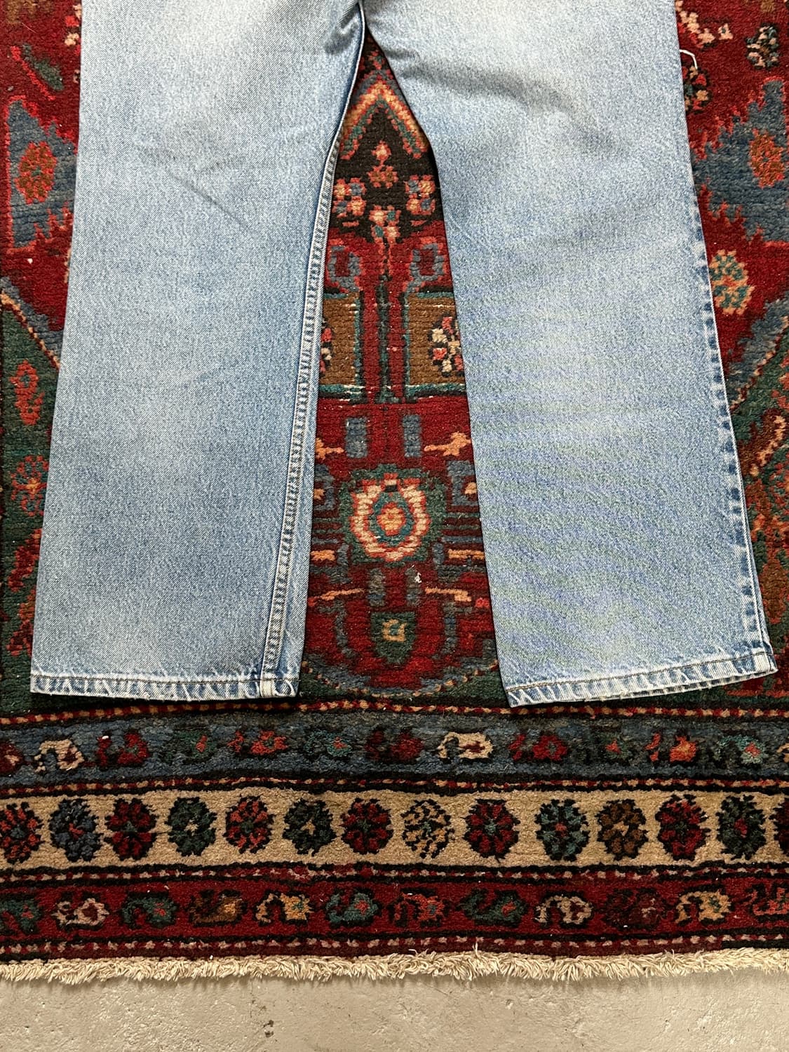 90's 빈티지 리바이스 517 오렌지탭 부츠컷 데님 플레어진 상품이미지7