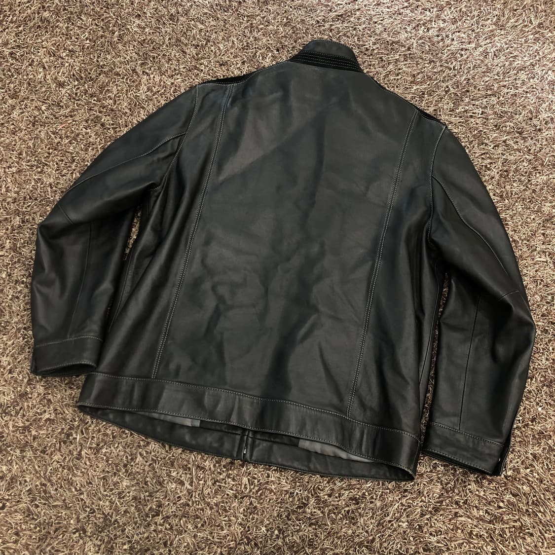 윈디클럽 양가죽 집업 스웨이드 레더 가죽 자켓 상품이미지4