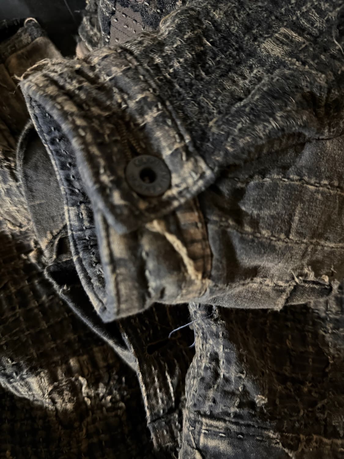 4사이즈 블랙 보로자켓 상품이미지9