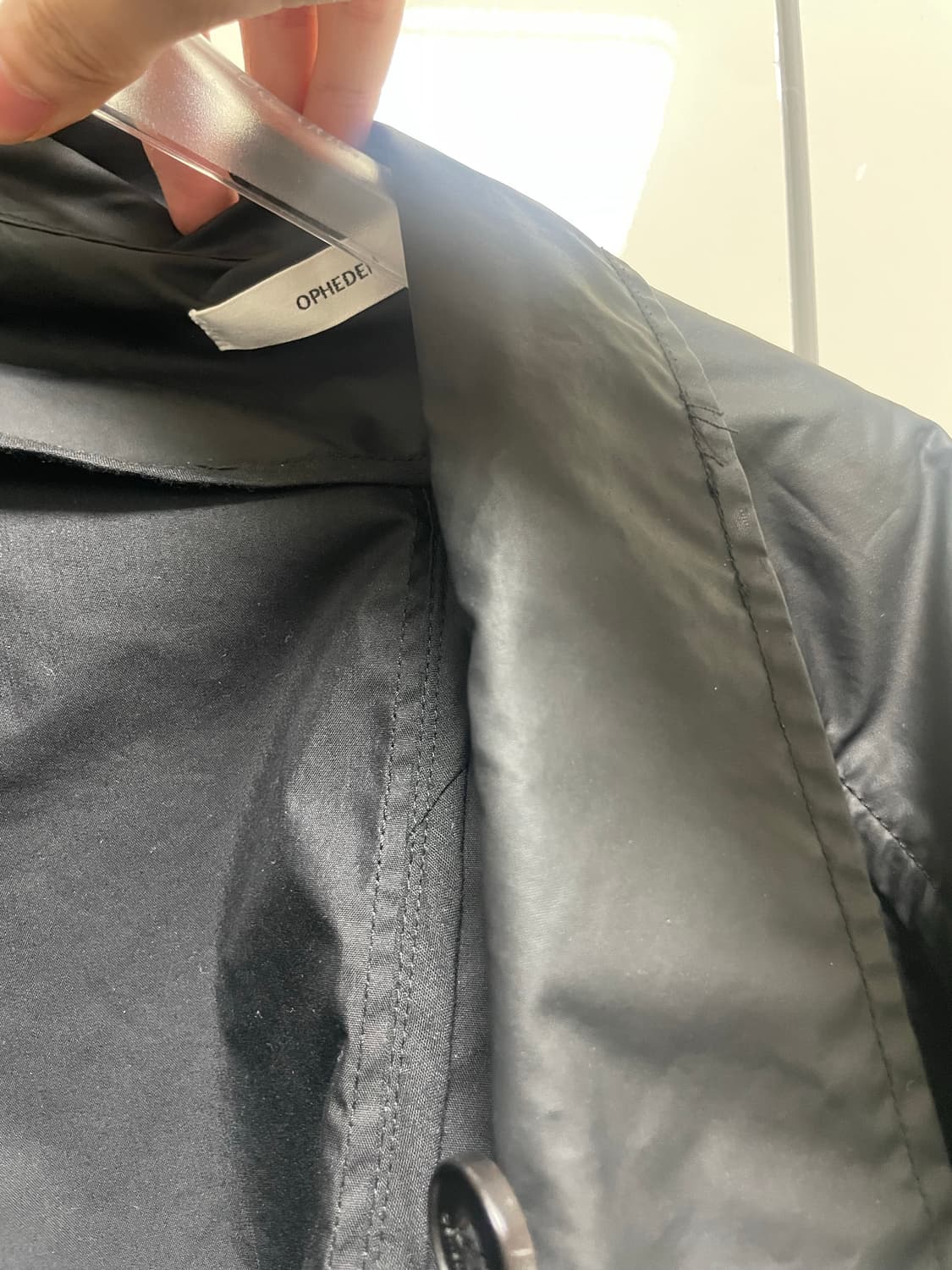 오브헤덴 코팅 코트  상품이미지3