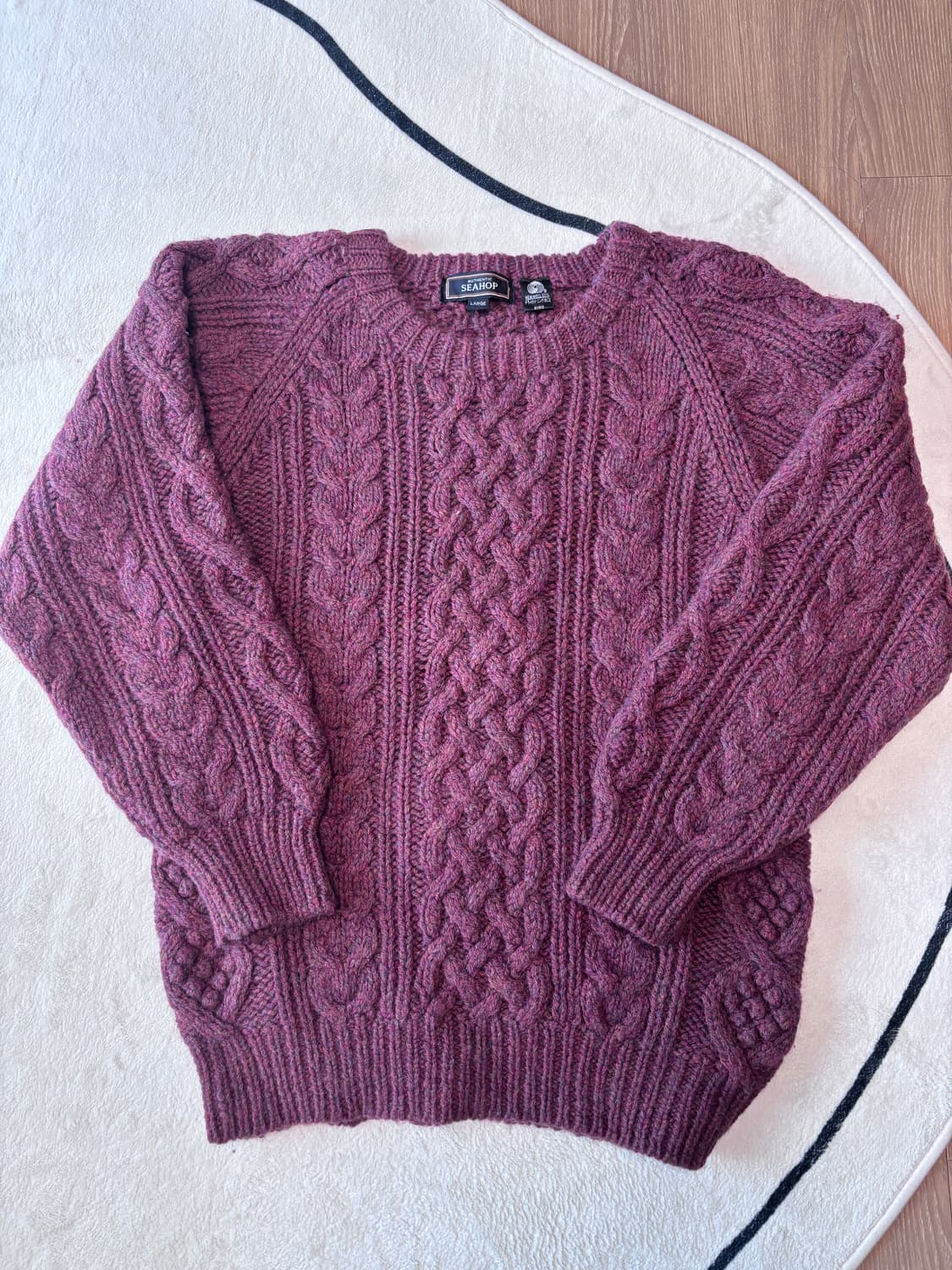 빈티지울100 니트 청키하고벌키한니트 상품이미지2