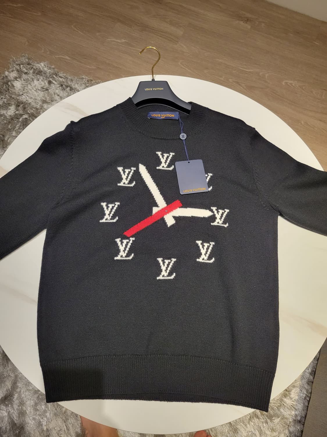 Louis Vuitton Clock Intarsia Pullover 상품이미지1
