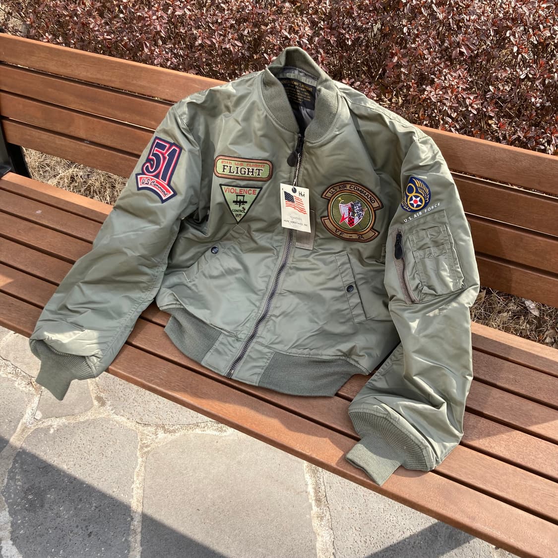 새상품 미군 에어포스 플라이트 ma1 ma-1 항공점퍼 상품이미지2