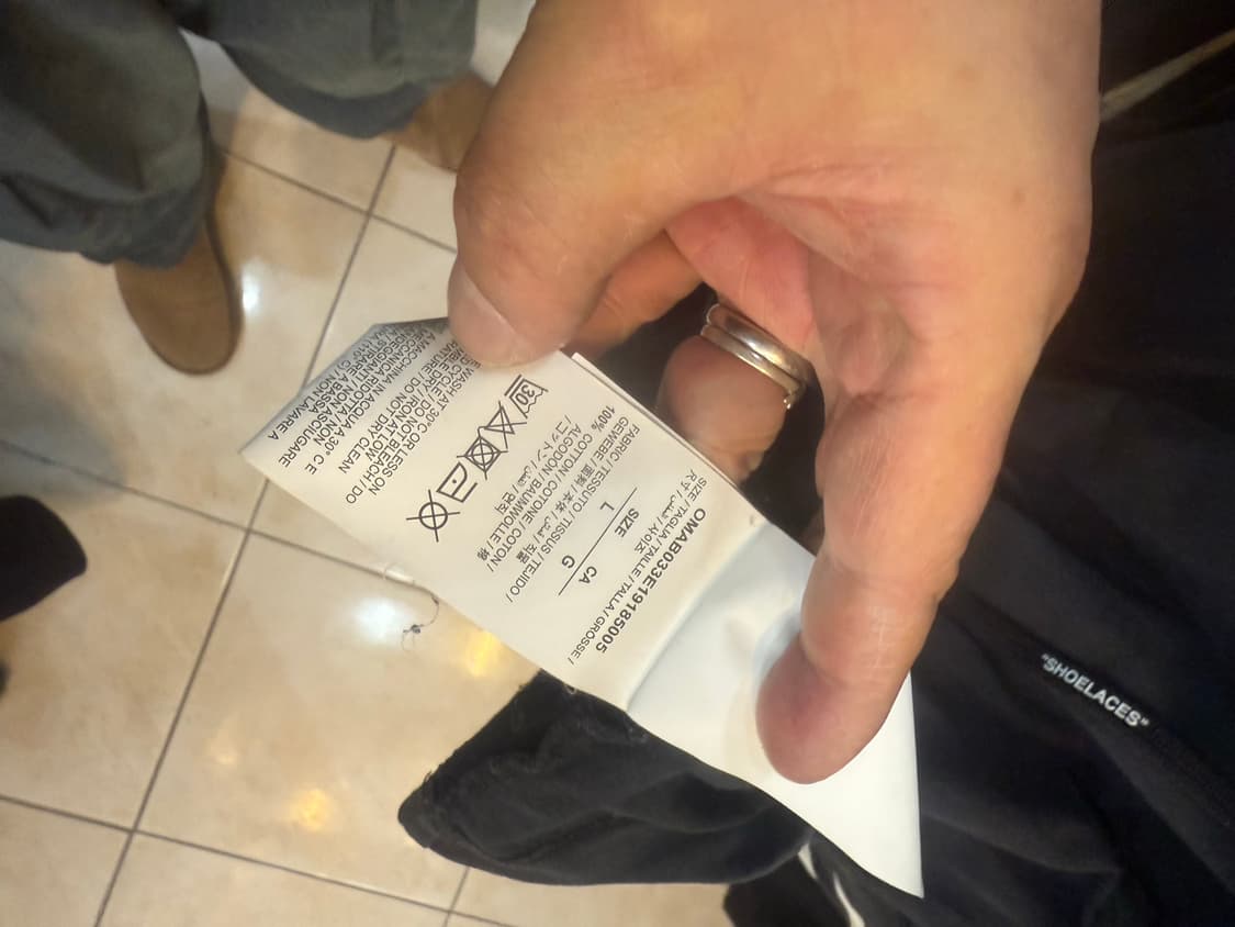 100-105 정품 오프화이트 디아그 마리아나 후드티 팝니다 상품이미지3