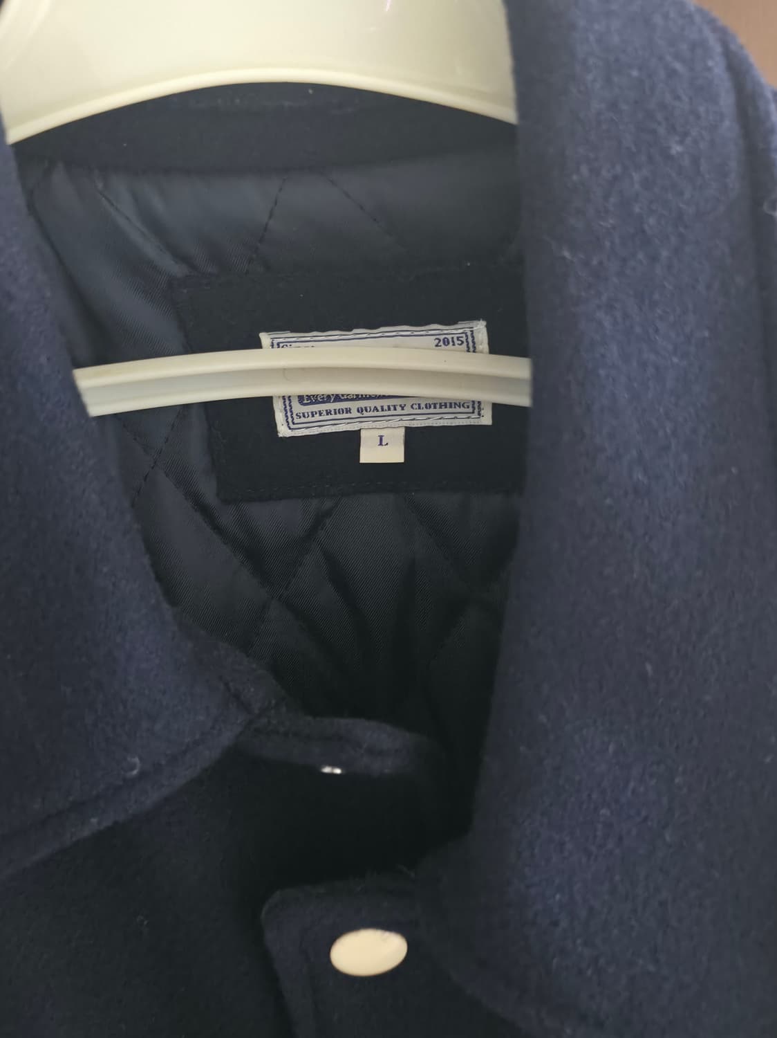 맨인정글 레터맨 바시티 자켓 네이비 L 상품이미지4