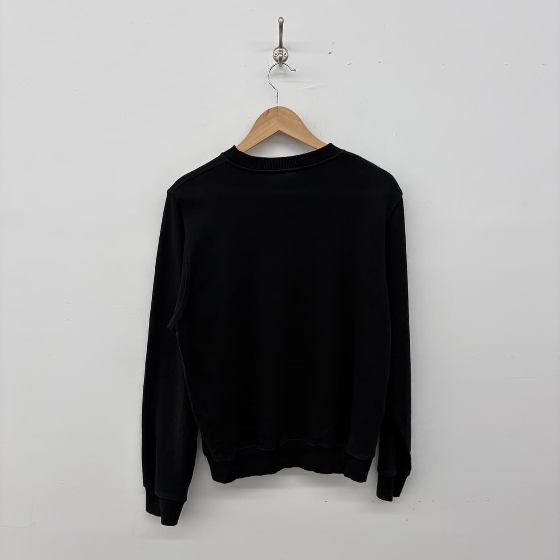 디젤 블랙 로고 맨투맨 티셔츠 공용 S 상품이미지5