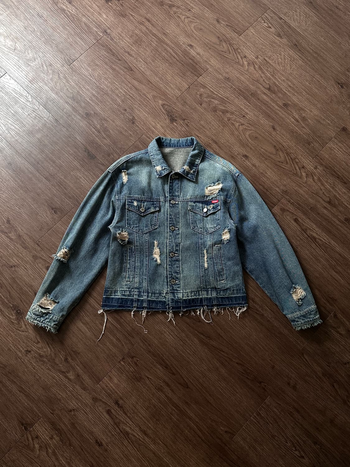 Festival 디스트레스 트러커 자켓 상품이미지9