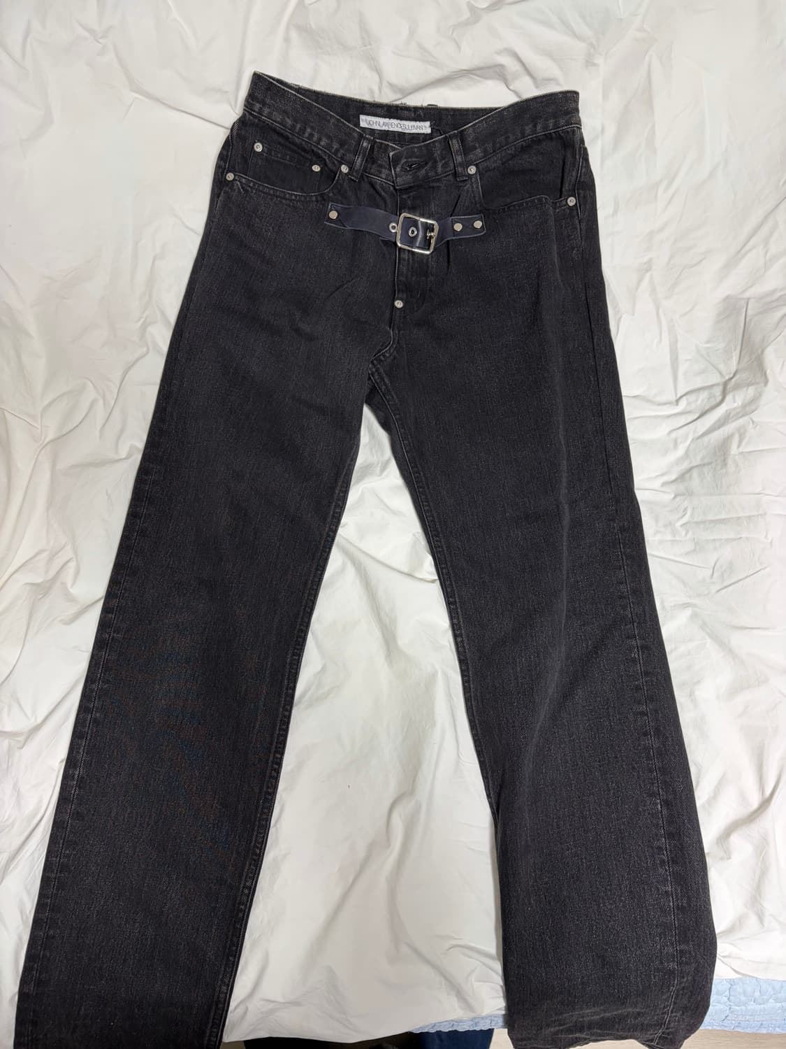 존 로렌스 설리반 블랙 데님 팬츠 상품이미지1