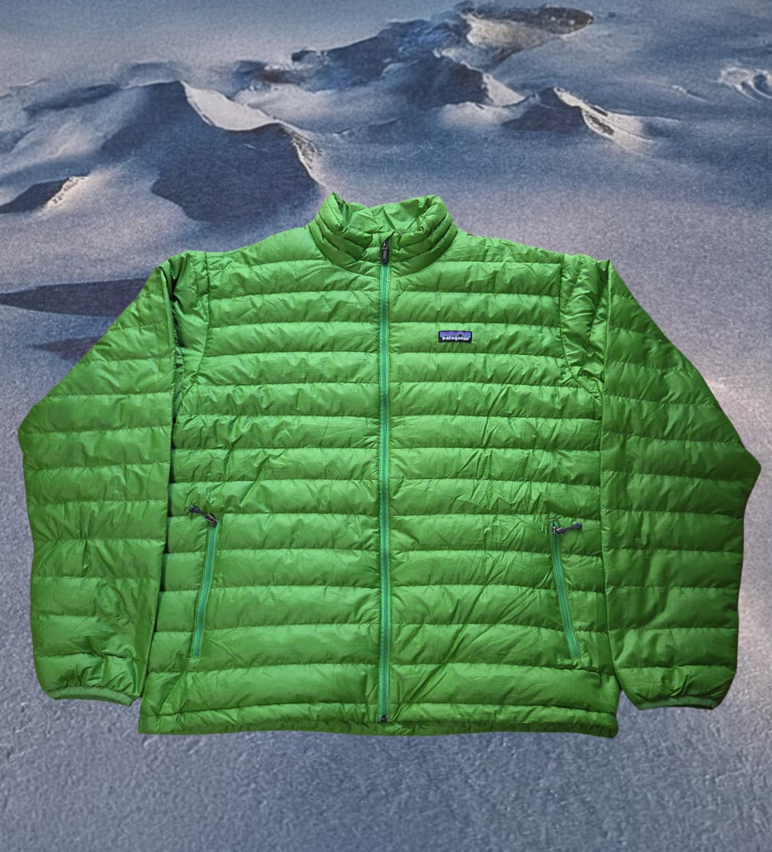 (L)파타고니아 라임 다운스웨터 패딩 자켓 상품이미지1