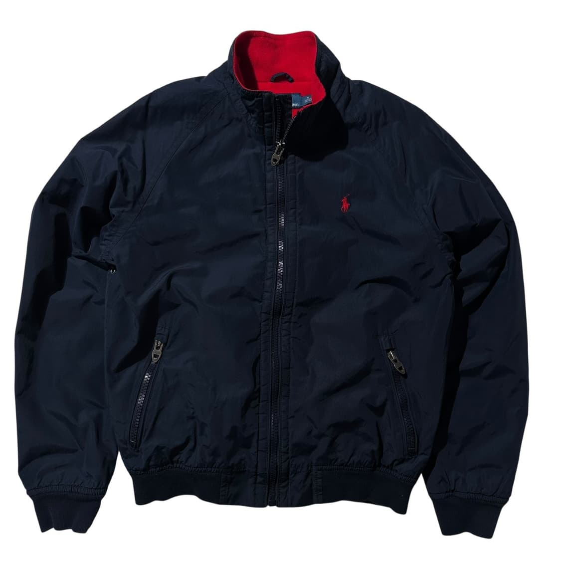 폴로 랄프로렌 코튼 나일론 봄버 블루종 자켓 네이비 상품이미지1
